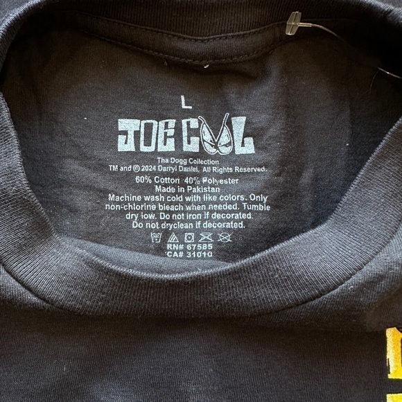 NWOT Joe Cool Snoop Dogg Beware of Dogg Tee in Black - Picture 7 of 7